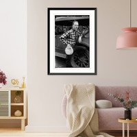 Historic Framed Print, Wendall Hall,  17-7/8" x 21-7/8"