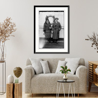 Historic Framed Print, Goossens and wife,  17-7/8" x 21-7/8"