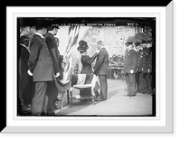 Historic Framed Print, Mrs. McClellan, wife of Mayor, decorating honor men of N.Y. Fire Dept., New York - 2,  17-7/8" x 21-7/8"