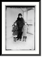 Mrs. R. De Koven & Hudson boys, Historic Print