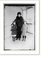 Mrs. R. De Koven & Hudson boys, Historic Print