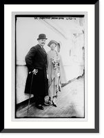 Historic Framed Print, Dr. J. Eastman Sheehan & wife,  17-7/8" x 21-7/8"