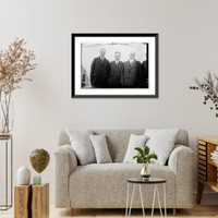 Historic Framed Print, O.D., Young, G.G. Dawes and H.M. Robinson - 2,  17-7/8" x 21-7/8"