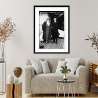 Historic Framed Print, Sir C. Sackville-West & wife,  17-7/8" x 21-7/8"