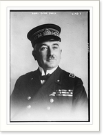Historic Framed Print, Adm. Gino Ducci,  17-7/8" x 21-7/8"
