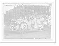 Historic Framed Print, Croker, Hayes and Mayor McClellan in carriage, New York,  17-7/8" x 21-7/8"