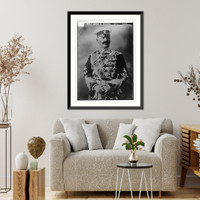 Historic Framed Print, Gen. P. Marrow of Bulgaria,  17-7/8" x 21-7/8"