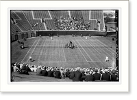 Historic Framed Print, Forest Hills - Woman's Tennis Championship,  17-7/8" x 21-7/8"
