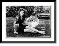 Historic Framed Print, Miss Phila. .  Ruth Malcolmson,  17-7/8" x 21-7/8"