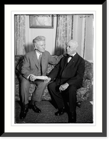Historic Framed Print, LaFollette Sr. & Gompers,  17-7/8" x 21-7/8"