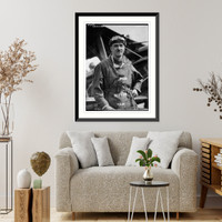 Historic Framed Print, Capt. B.E. Skicel,  17-7/8" x 21-7/8"