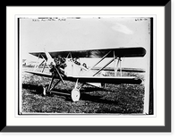 Historic Framed Print, Navy all-metal plane,  17-7/8" x 21-7/8"