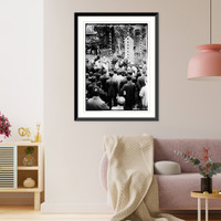 Historic Framed Print, Unveiling memorial to Chinese at Tokyo,  17-7/8" x 21-7/8"
