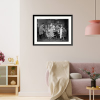 Gr. Fol. Girls mending toys, Antique Wall Art