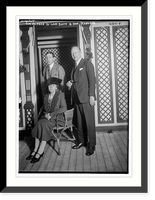 Sir Alfred & Lady Butt & son Kenneth, Antique Print