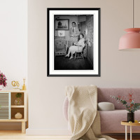 Historic Framed Print, Hayes & Blackman - 4,  17-7/8" x 21-7/8"