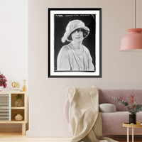 Historic Framed Print, Regina Quinn (Hat of Periwinkle),  17-7/8" x 21-7/8"