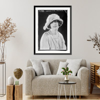 Historic Framed Print, Regina Quinn (Hat of Periwinkle),  17-7/8" x 21-7/8"