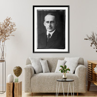 Historic Framed Print, Prof. Arthur S. Eddington,  17-7/8" x 21-7/8"