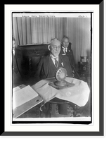 Historic Framed Print, Baron Goto broadcasting,  17-7/8" x 21-7/8"