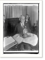 Historic Framed Print, Baron Goto broadcasting,  17-7/8" x 21-7/8"