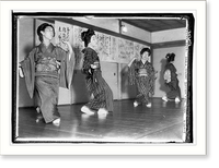 Historic Framed Print, Cherry Blossoms, Tokyo.Azuma Odori dance,  17-7/8" x 21-7/8"