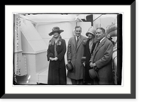 Historic Framed Print, Mrs. J.D. Rockefeller Jr., D.M. Milton and wife, & Mr. J.D. Rockefeller Jr.,  17-7/8" x 21-7/8"