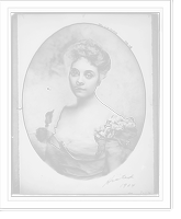 Historic Framed Print, Mrs. C.M. Depew,  17-7/8" x 21-7/8"