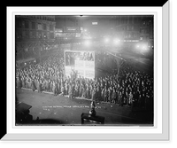 Historic Framed Print, Election return 1909, Herald Office,  17-7/8" x 21-7/8"