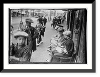 Historic Framed Print, Checking Traffic, Tokyo,  17-7/8" x 21-7/8"