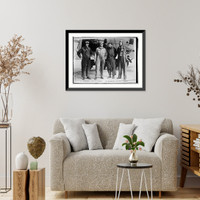 Historic Framed Print, M. Wodarczyk, Capt. H.D. Campbell, Capt. R.A. Presley, Maj. E. Ross Rowell,  17-7/8" x 21-7/8"