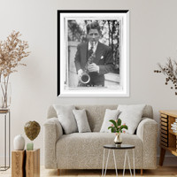 Historic Framed Print, Rudy Valee,  17-7/8" x 21-7/8"