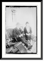 Historic Framed Print, J.K.L. Ross and wife,  17-7/8" x 21-7/8"