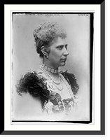 Historic Framed Print, Dowager Queen of Den. (Louise),  17-7/8" x 21-7/8"