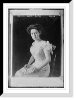 Historic Framed Print, Mrs. Alf. Bennett Gates, seated,  17-7/8" x 21-7/8"