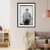 Historic Framed Print, Maj. E.A. Belcher,  17-7/8" x 21-7/8"