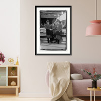 Historic Framed Print, J.W. Lieb, F.W. Smith, Dr. Semenza,  17-7/8" x 21-7/8"