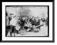 Cleveland Car Strike Obstructions on Track at 119th St, Vintage Poster