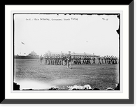 Historic Framed Print, Co. E, 12th Infantry, Governor&AElig;s Island, 5/27/08,  17-7/8" x 21-7/8"