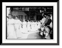 Historic Framed Print, Students at Vassar Commencements, June '08,  17-7/8" x 21-7/8"