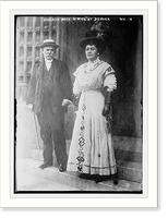 Historic Framed Print, Norman Mack & Wife at Denver,  17-7/8" x 21-7/8"