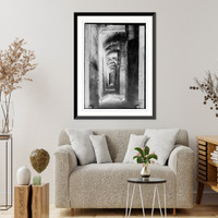 Miss. River Power Plant, Keokuk Gallery, of Dam, Historic Print