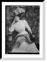 Historic Framed Print, Mrs. DeForest Algood, seated,  17-7/8" x 21-7/8"