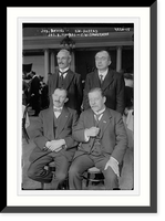 Historic Framed Print, Jos. Davies, H.W. Garrod, Jas. H. Thomas, C.W. Bowerman,  17-7/8" x 21-7/8"