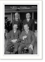 Historic Framed Print, Jos. Davies, H.W. Garrod, Jas. H. Thomas, C.W. Bowerman,  17-7/8" x 21-7/8"