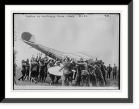 Righting an overturned plane . Fr. Classic, Vintage Wall Art