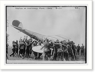 Righting an overturned plane . Fr. Classic, Vintage Wall Art