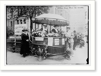 St. Paul rose sale for soldiers, Vintage Print