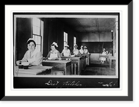 Historic Framed Print, Army School of Nursing, Camp Wadsworth, S.C. .  demonstration room diet kitchen,  17-7/8" x 21-7/8"