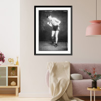 Historic Framed Print, Eddie O'Dowd - 4,  17-7/8" x 21-7/8"